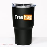 Funny Free Hug Logo Meme Tumbler thumb 0