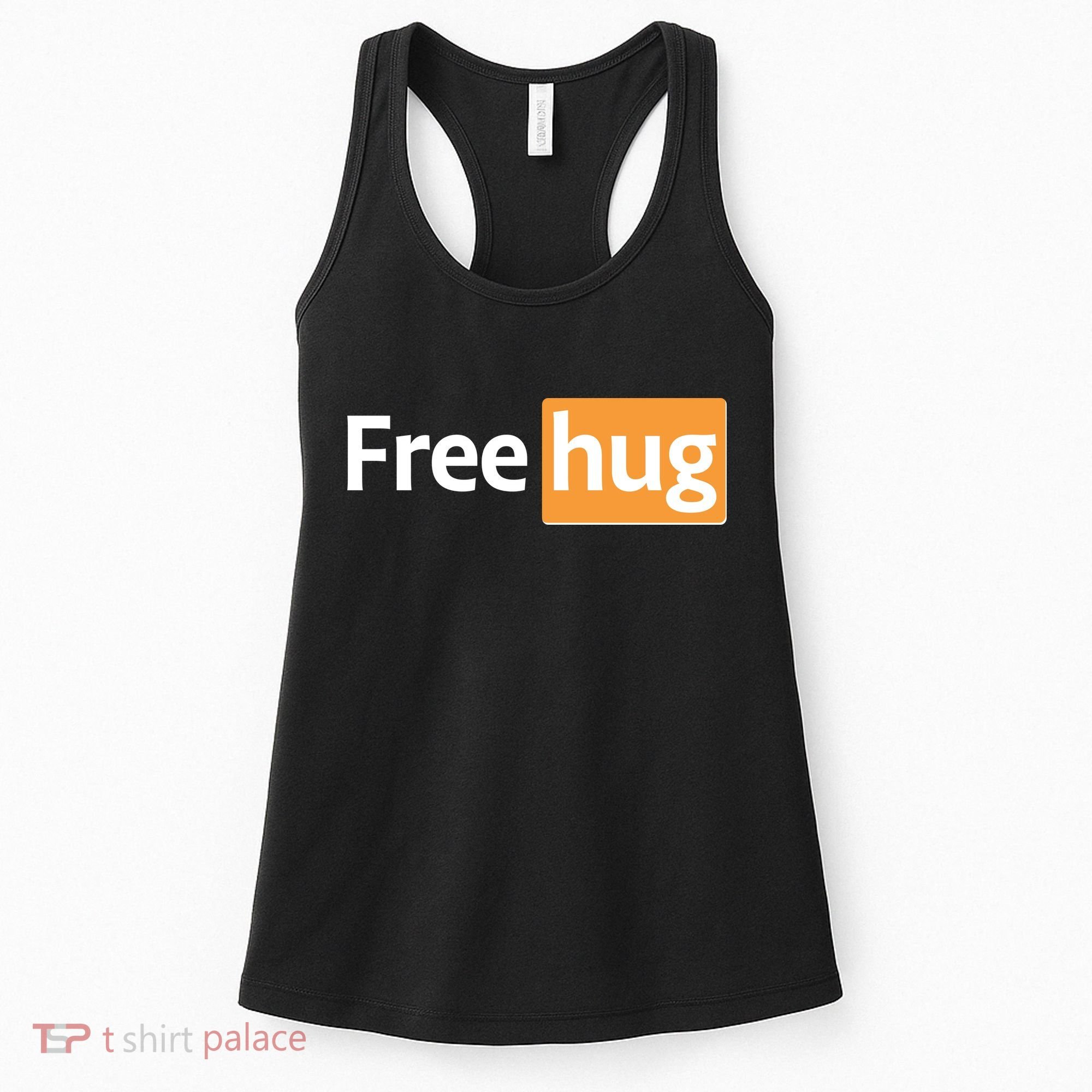 Funny Free Hug Logo Meme Women's Tank Top