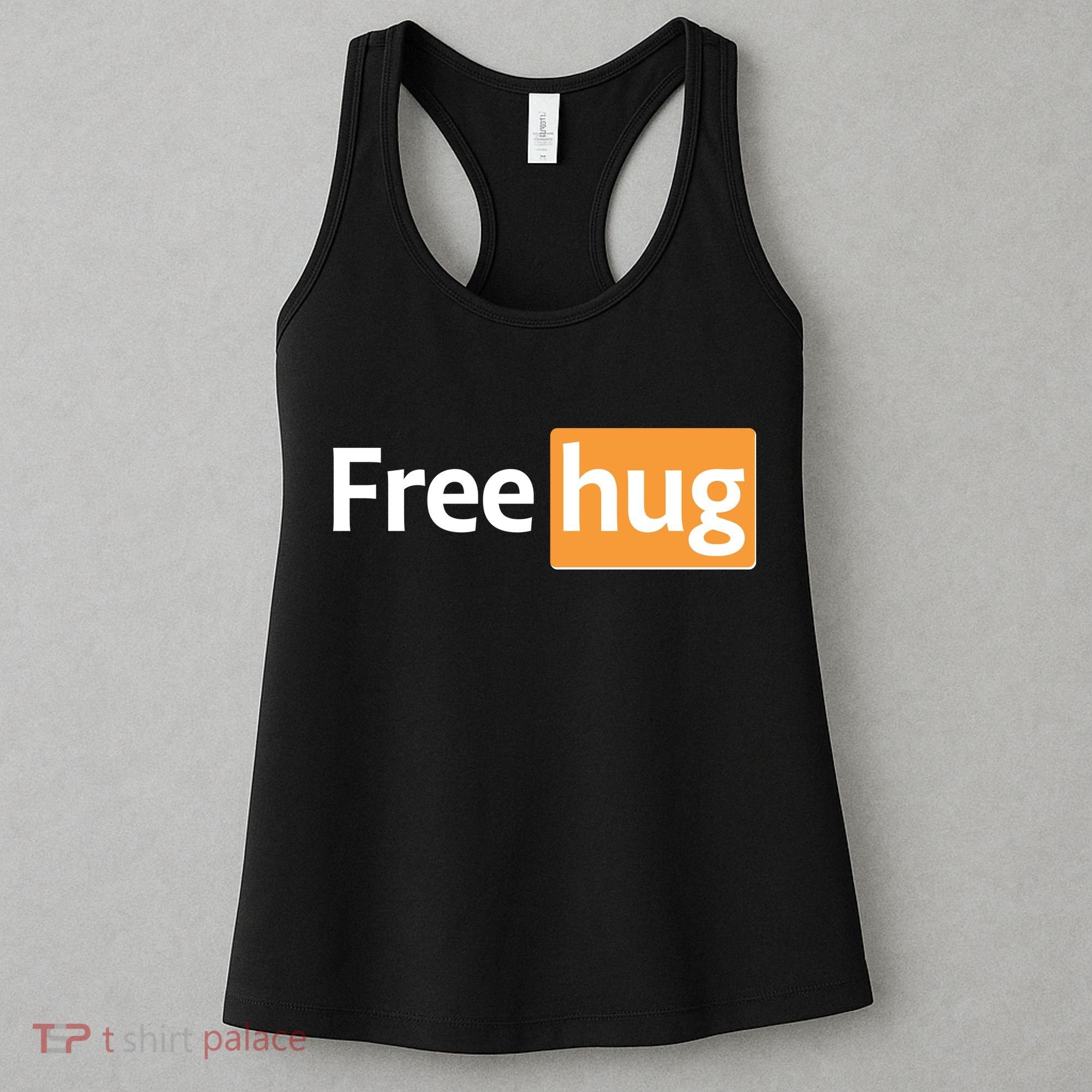 Funny Free Hug Logo Meme Women's Tank Top