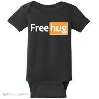 Funny Free Hug Logo Meme Baby Bodysuit thumb 0