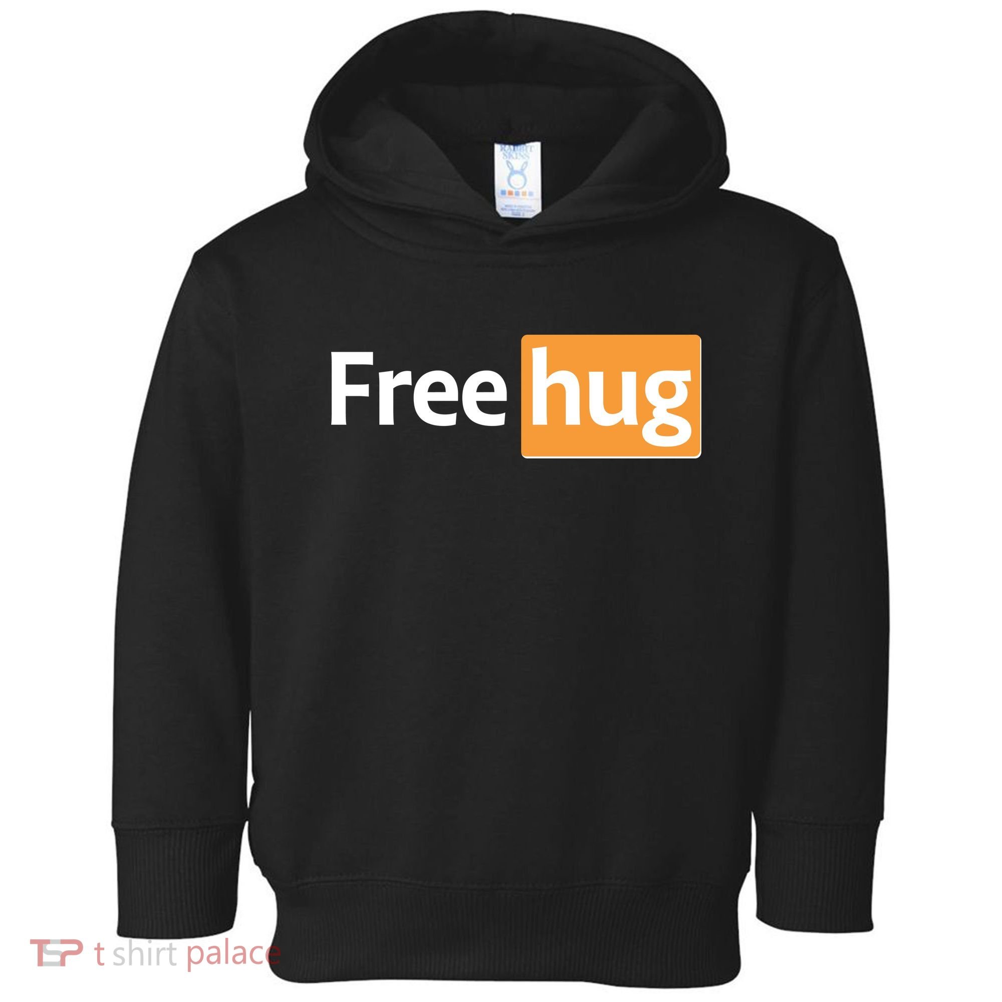Funny Free Hug Logo Meme Toddler Hoodie