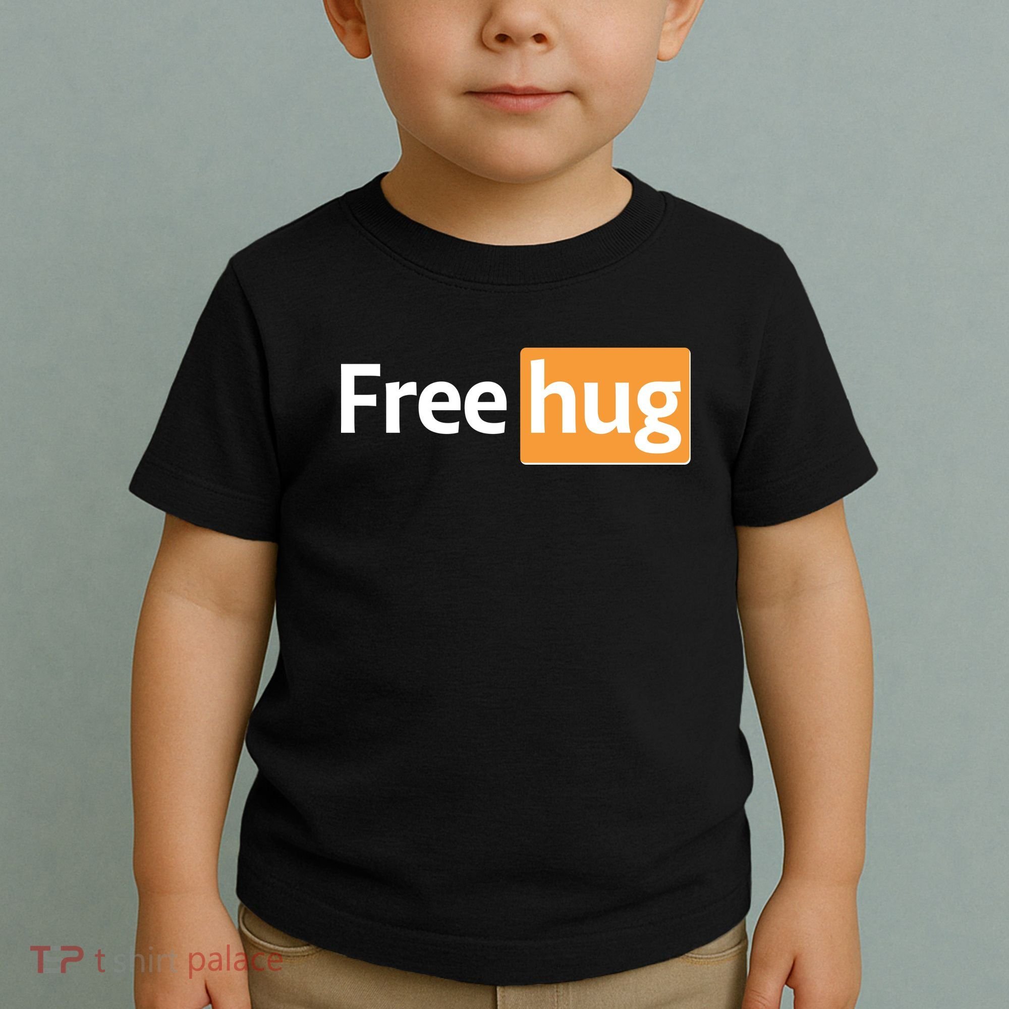 Funny Free Hug Logo Meme Toddler T-Shirt