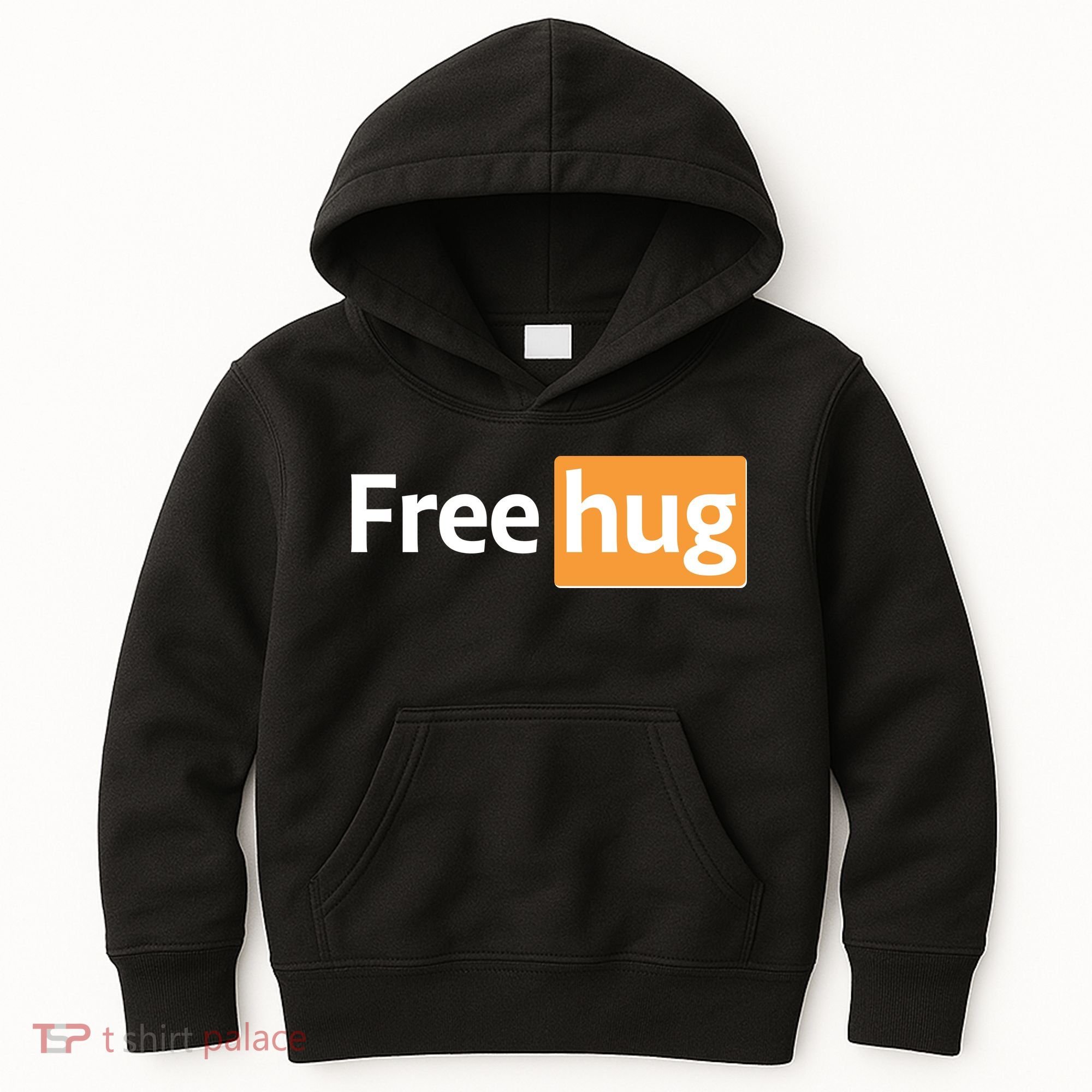 Funny Free Hug Logo Meme Kids Hoodie