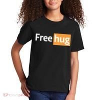 Funny Free Hug Logo Meme Kids T-Shirt thumb 2