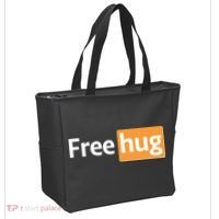 Funny Free Hug Logo Meme Tote Bag thumb 2
