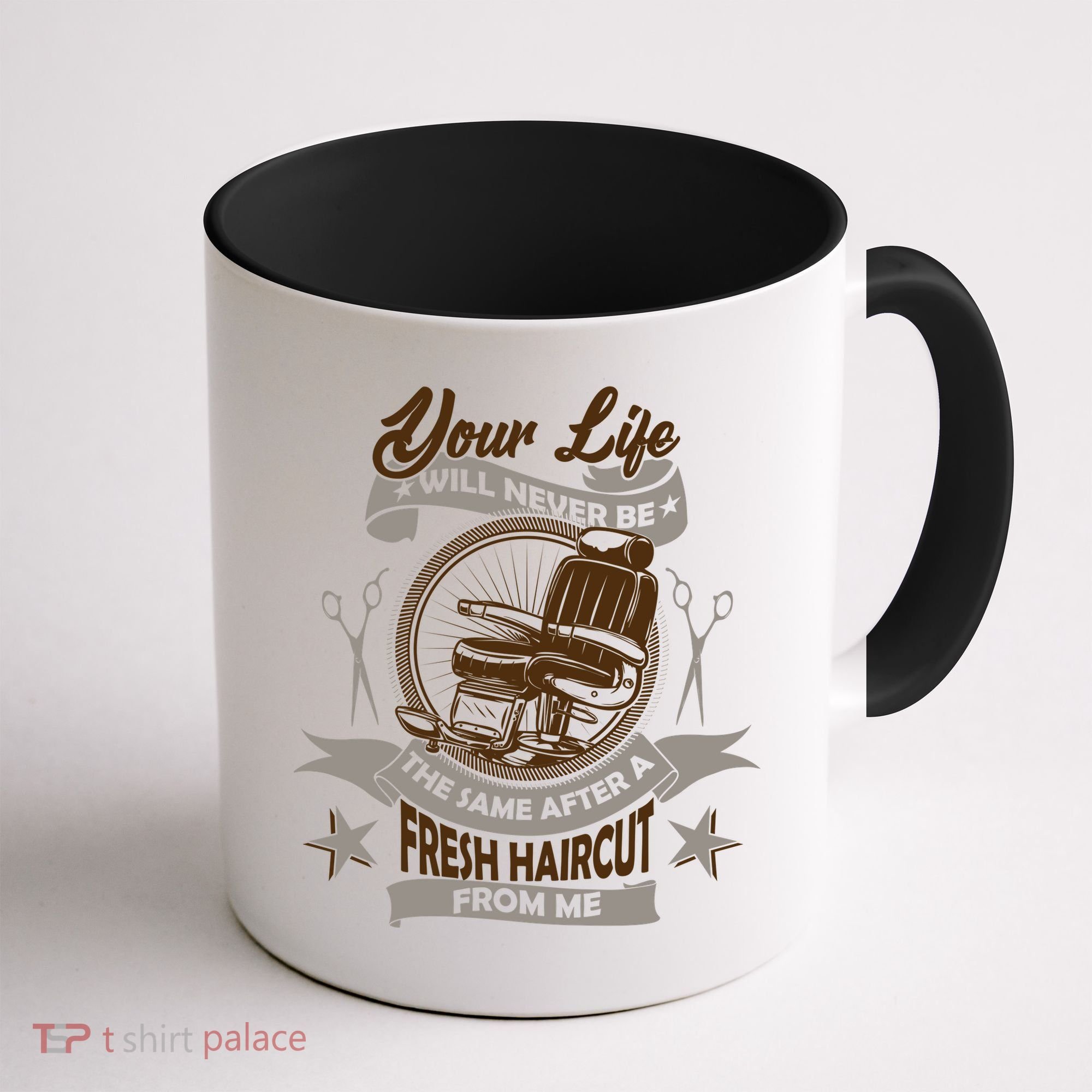 Funny Fresh Haircut Hair Stylist Coffee Mug