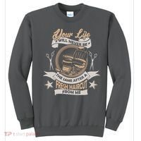 Funny Fresh Haircut Hair Stylist Sweatshirt thumb 0