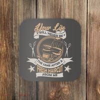 Funny Fresh Haircut Hair Stylist Coaster thumb 0