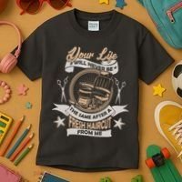 Funny Fresh Haircut Hair Stylist Kids T-Shirt thumb 3