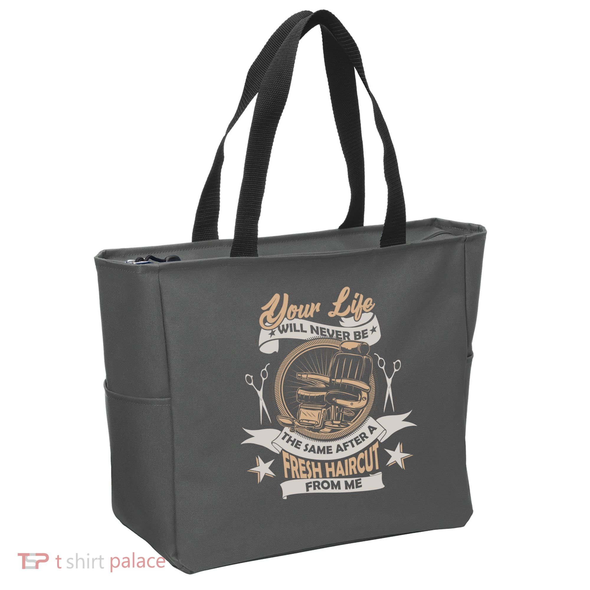 Funny Fresh Haircut Hair Stylist Tote Bag
