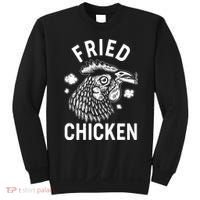Funny Fried Chicken Smoking Joint Sweatshirt thumb 0