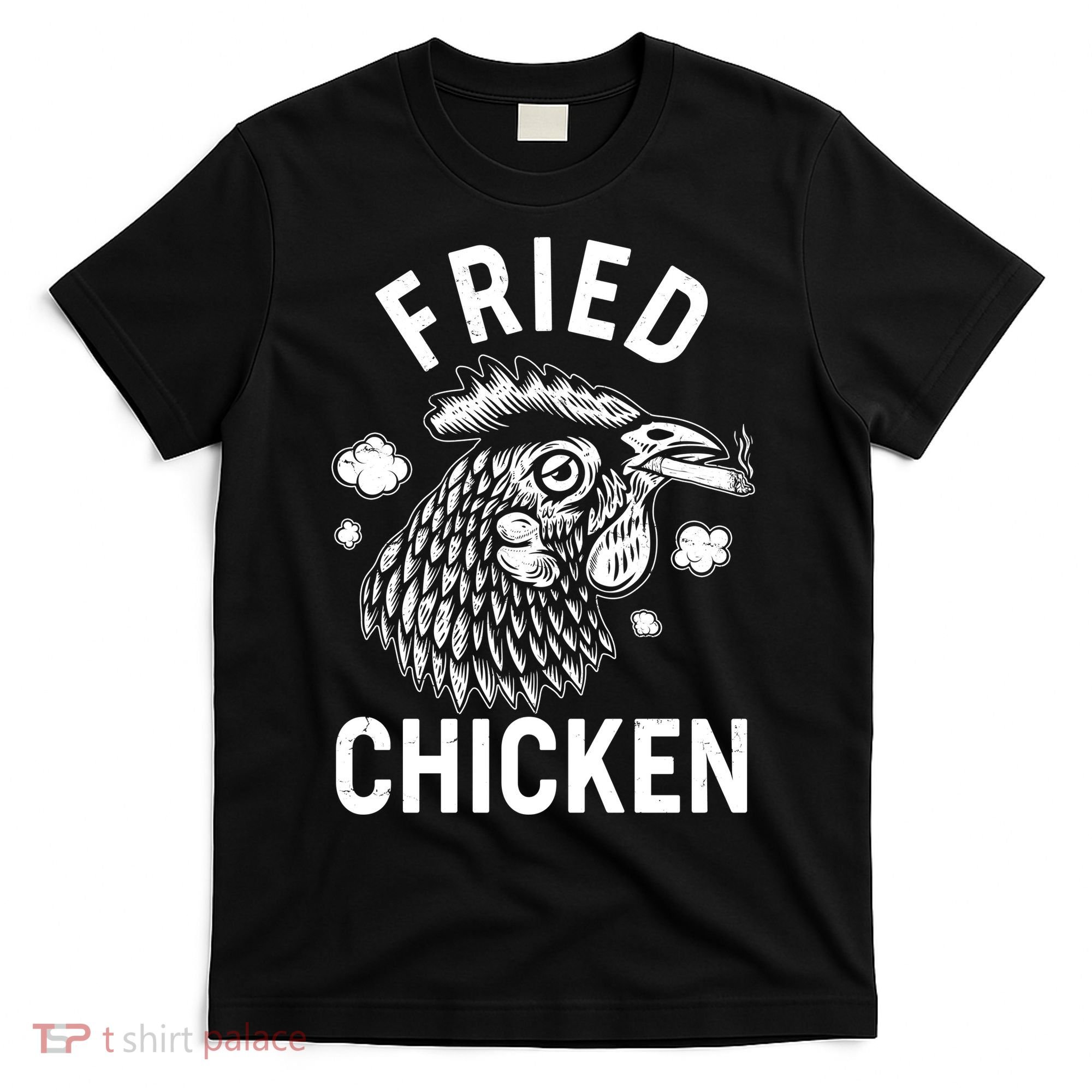 Funny Fried Chicken Smoking Joint T-Shirt