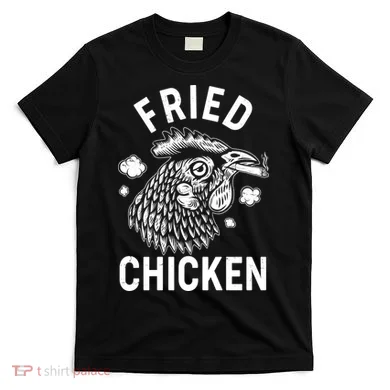 Funny Fried Chicken Smoking Joint T-Shirt