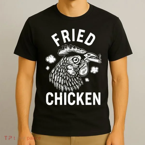 Funny Fried Chicken Smoking Joint T-Shirt