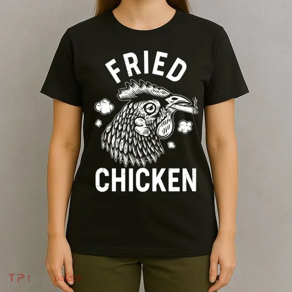 Funny Fried Chicken Smoking Joint T-Shirt