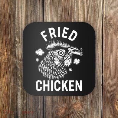 Funny Fried Chicken Smoking Joint Coaster