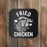 Funny Fried Chicken Smoking Joint Coaster thumb 0