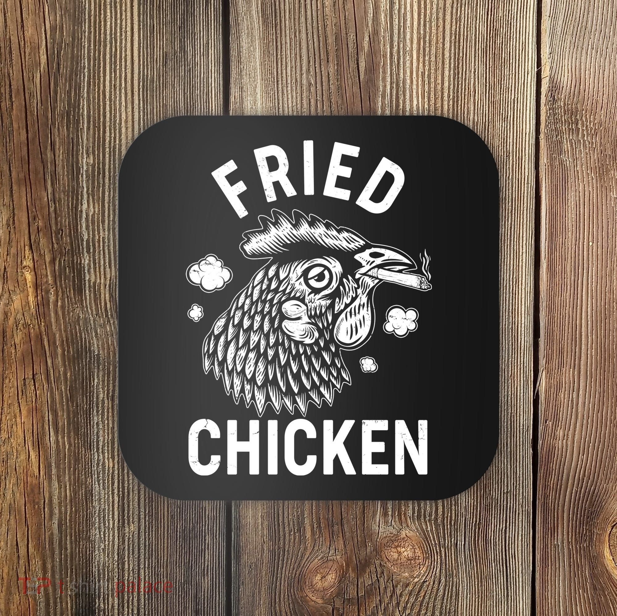Funny Fried Chicken Smoking Joint Coaster