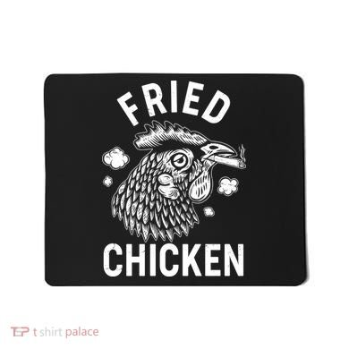 Funny Fried Chicken Smoking Joint Mousepad