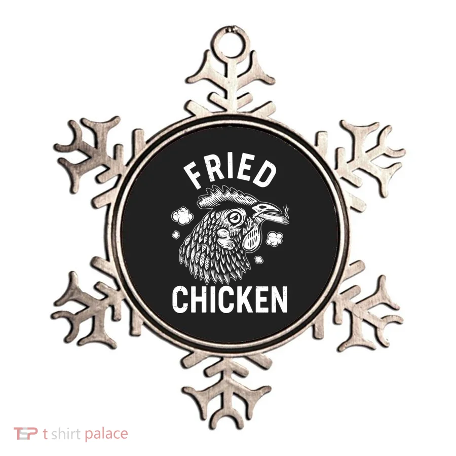 Funny Fried Chicken Smoking Joint Ornament