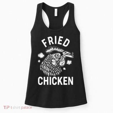 Funny Fried Chicken Smoking Joint Women's Tank Top