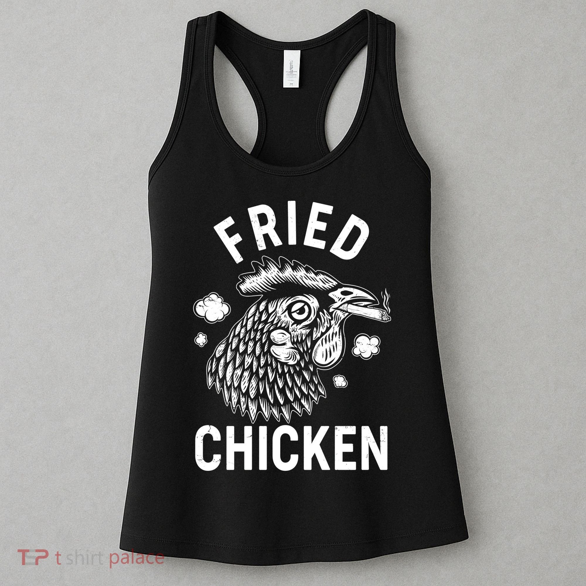 Funny Fried Chicken Smoking Joint Women's Tank Top