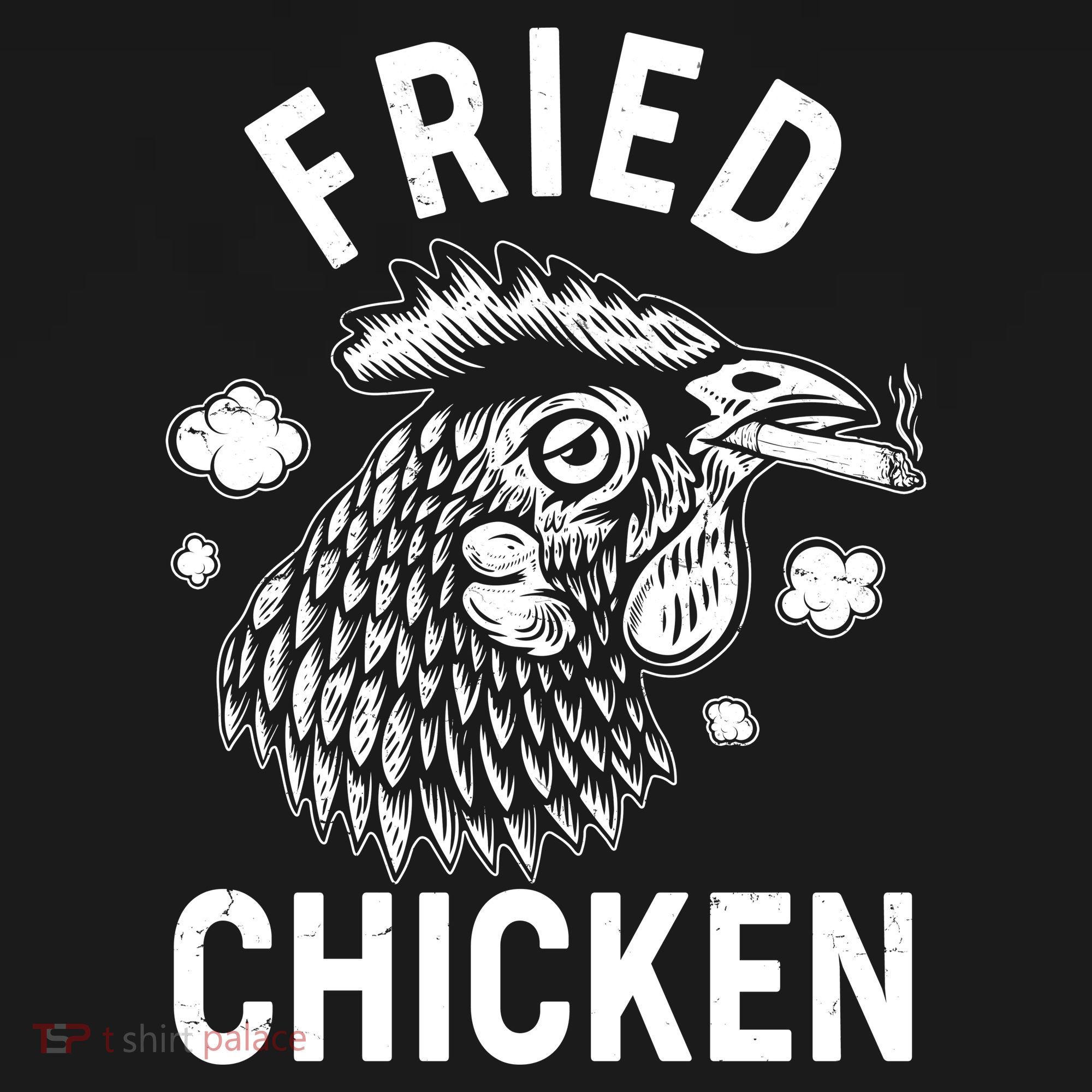 Funny Fried Chicken Smoking Joint Tank Top
