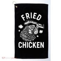 Funny Fried Chicken Smoking Joint Golf Towel thumb 0