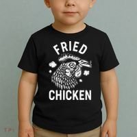 Funny Fried Chicken Smoking Joint Toddler T-Shirt thumb 2
