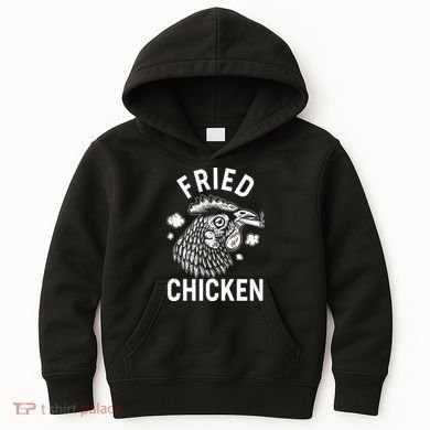 Funny Fried Chicken Smoking Joint Kids Hoodie