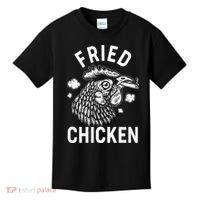 Funny Fried Chicken Smoking Joint Kids T-Shirt thumb 0