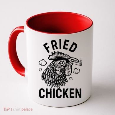 Funny Fried Chicken Smoking Joint Coffee Mug