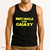 Funny Galaxy Uncle Tank Top thumb 3