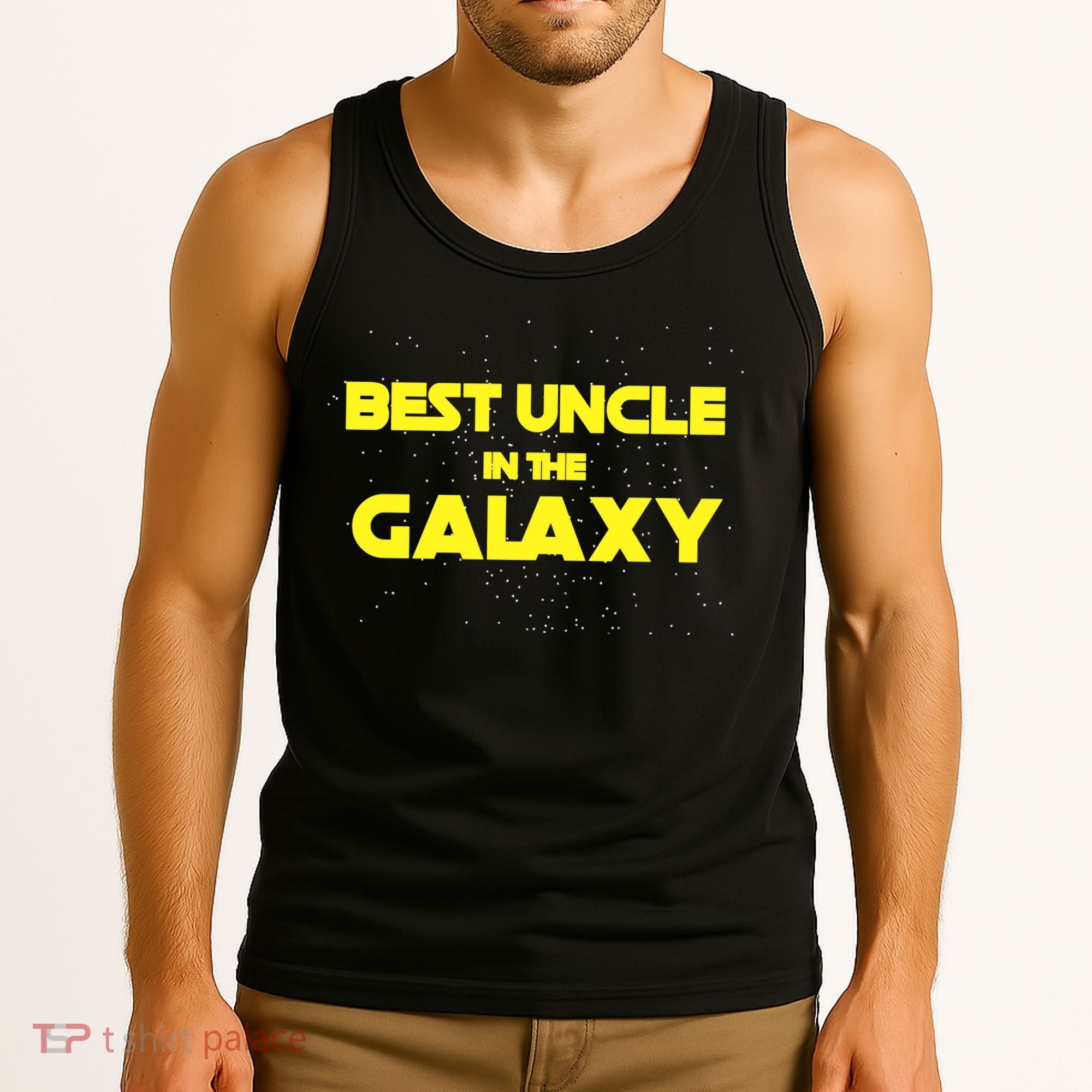Funny Galaxy Uncle Tank Top