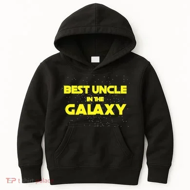 Funny Galaxy Uncle Kids Hoodie