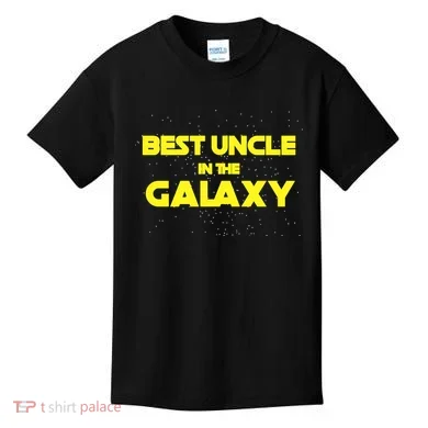 Funny Galaxy Uncle Kids T-Shirt
