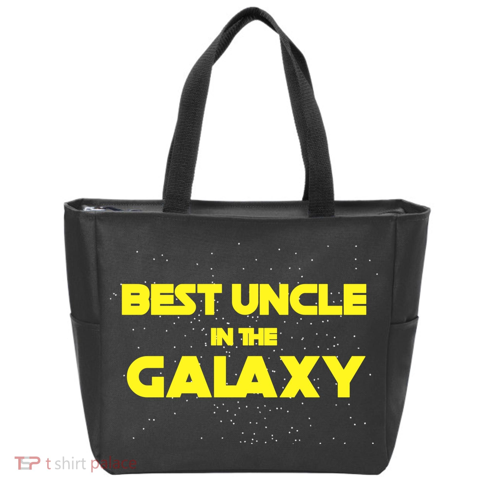 Funny Galaxy Uncle Tote Bag
