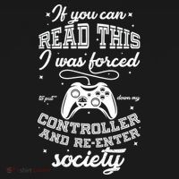 Funny Gamer Re-Enter Society  Women's Hoodie thumb 2