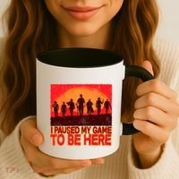 Funny Gaming Paused My Game To Be Here Coffee Mug thumb 3