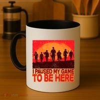 Funny Gaming Paused My Game To Be Here Coffee Mug thumb 4