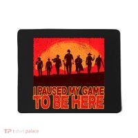 Funny Gaming Paused My Game To Be Here Mousepad thumb 0