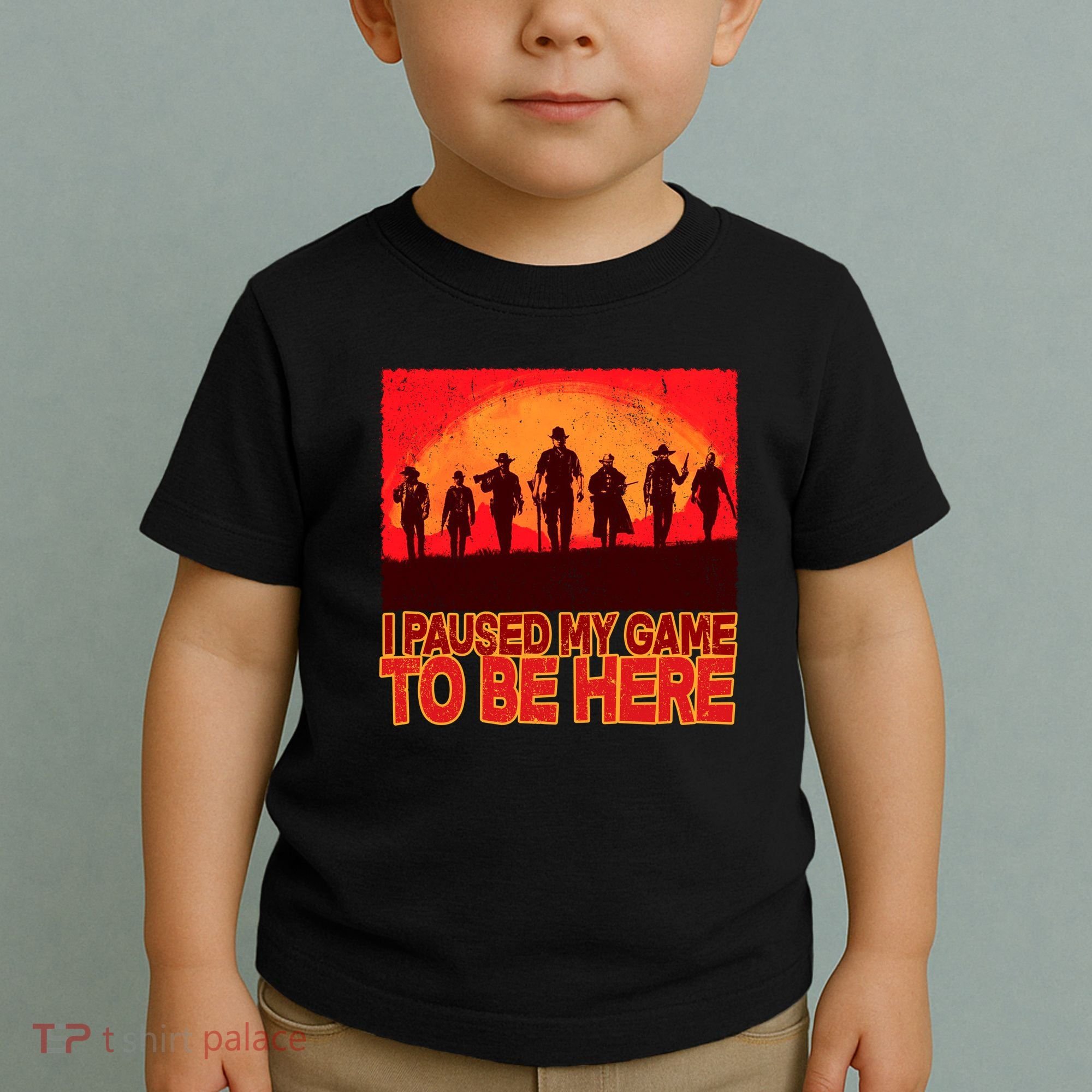 Funny Gaming Paused My Game To Be Here Toddler T-Shirt