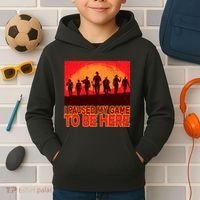 Funny Gaming Paused My Game To Be Here Kids Hoodie thumb 2