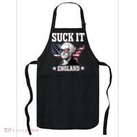 Funny George Washington Suck It England Apron thumb 0