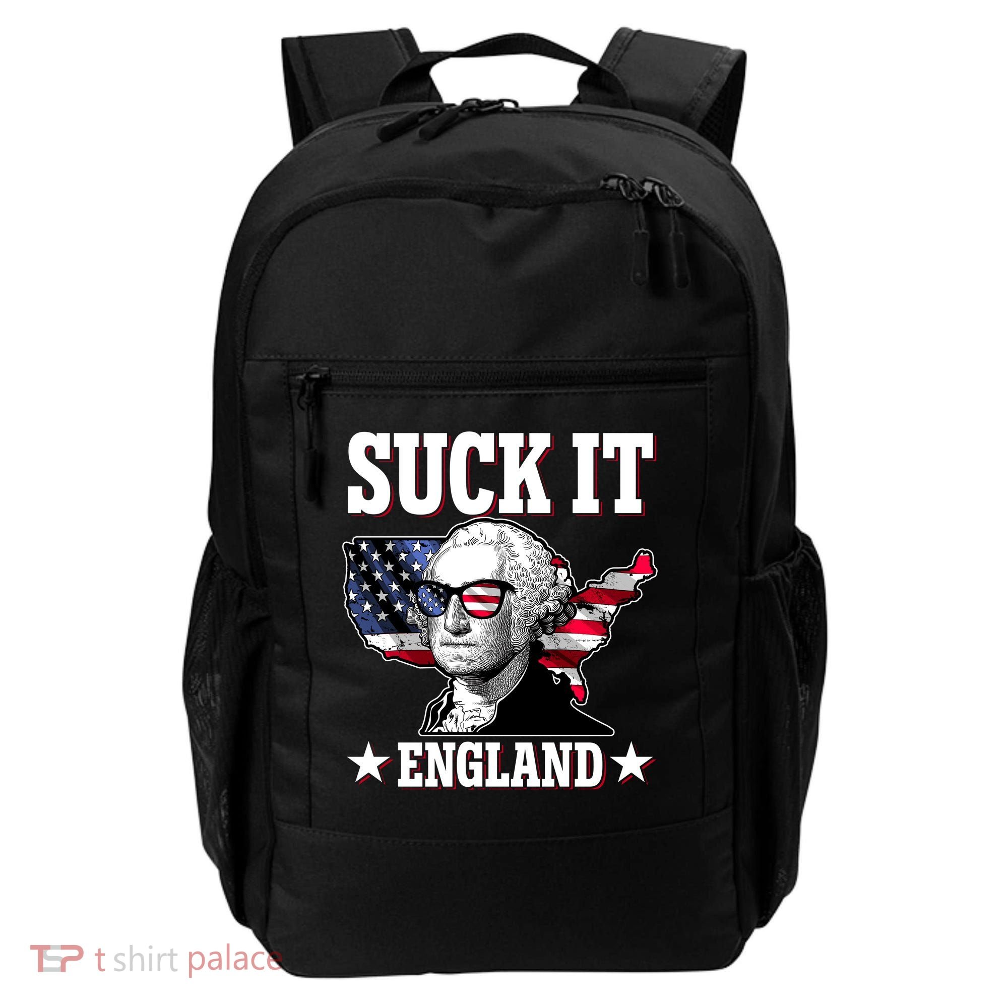 Funny George Washington Suck It England Backpack