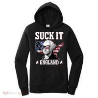 Funny George Washington Suck It England Women's Hoodie thumb 0