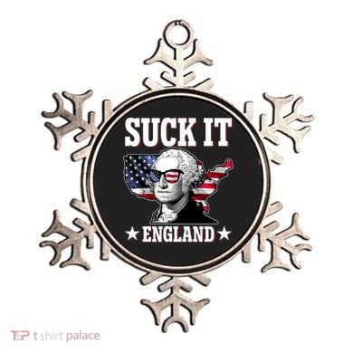 Funny George Washington Suck It England Ornament