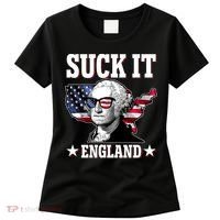 Funny George Washington Suck It England Women's T-Shirt thumb 0