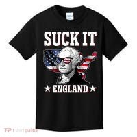 Funny George Washington Suck It England Kids T-Shirt thumb 0