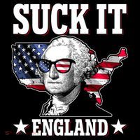 Funny George Washington Suck It England Kids T-Shirt thumb 4